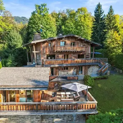 Chalet Ysalpe - Vue montagne hammam sauna jacuzzi et salle cinéma