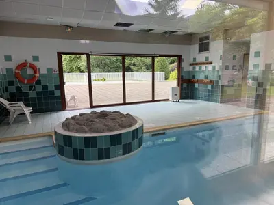 a large swimming pool with a large swimming pool at Appartement cosy 1 chambre - Samoëns - Wifi - FR-1-846-25 in Samoëns