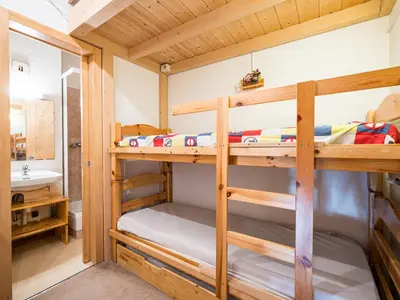 a bunk bed room with two bunk beds at Grand Horizon 1 N403 2P8 in Morillon