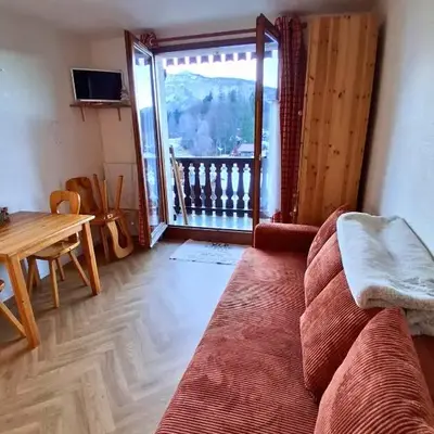 Studio SnowCarroz with a view for 4 people