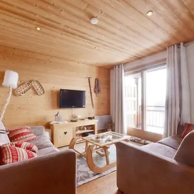 Spacieux appartement 96 m² à Flaine Hameau avec piscine et parking - FR-1-687-119
