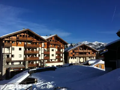 a room with a balcony with a view of mountains at Appartement 3 Pièces, 6 Pers, Près des Pistes, WiFi - FR-1-815-104 in Morillon