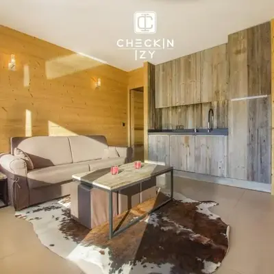 Studio cabine cosy Megève parking gratuit