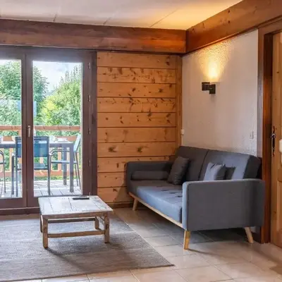 1BDR 4P apartment with balcony and parking- Megève