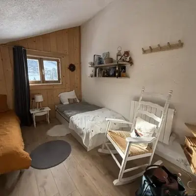 Studio mezzanine à 300m des pistes