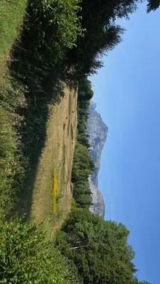 a tall cliff with the ocean in the background at Gamebox in Carroz in Les Carroz d'Araches