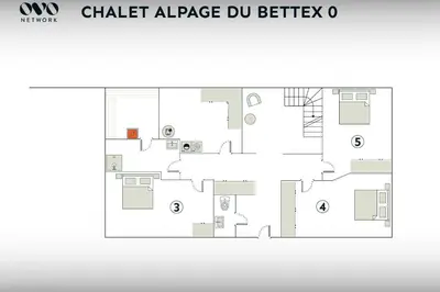 a floor plan of a apartment blueprint at Chalet Alpage du Bettex - OVO Network in Mémontel