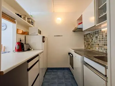 a bedroom with two bunk beds and a closet at Appartement spacieux, ski aux pieds, balcon, 3 pièces, 6-8 personnes - FR-1-425-238 in Arâches-la-Frasse