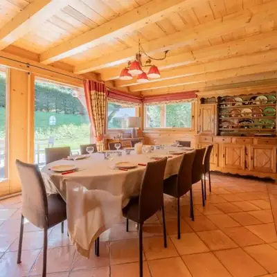 Véroce Chalet Calme 10PAX Cheminee Vue