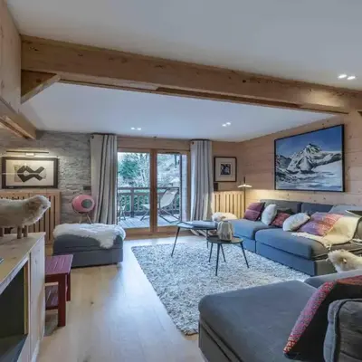 Duplex au pied de la télécabine à Megève - 4 chambres - FR-1-569-204