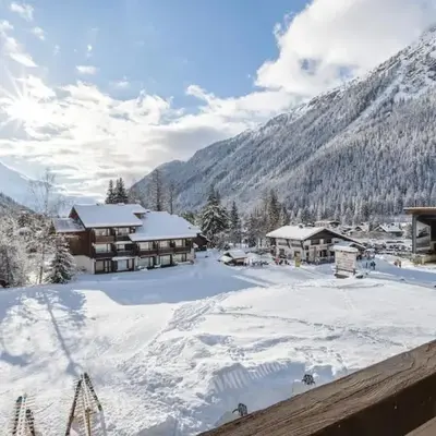 Argentero Cosy Duplex Pied Pistes Vue Grands Montets