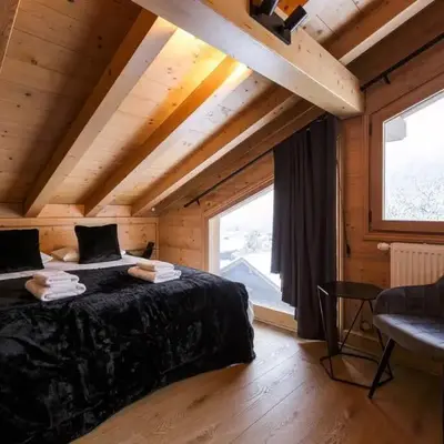 Grosse Pierre Chalet 180m2 Cheminee Jacuzzi Vue Taconnaz