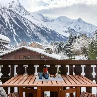 Savoy Cosy 1CH pied pistes Hypercentre Vue MtBlanc