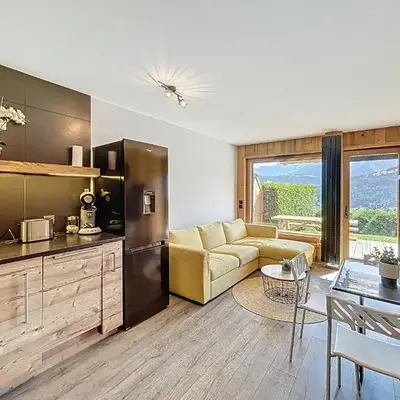 Appartement 2 pièces avec coin montagne