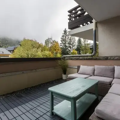 Apartment with terrace Gentianes 1 Centre Chamonix by Aiguille du Midi