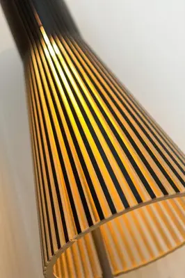 a close up of a yellow and black stripe at Apartment Majestic 1 - Central Chamonix Haven Mont Blanc in Chamonix-Mont-Blanc