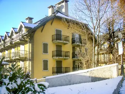 a building on the side of a street at Apartment Conseil 3 by Interhome in Saint-Gervais-les-Bains