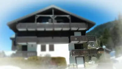 a model of a house with balconies on it at cimes d'or in Les Contamines-Montjoie