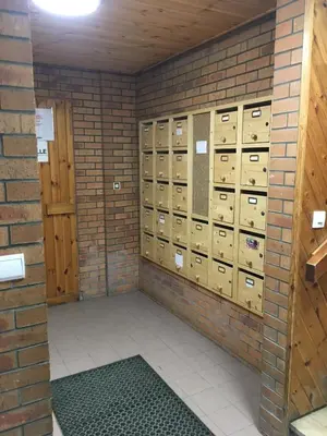 a brick room with lockers and a brick wall at Flaine Forum i1 Cassiopée Duplex Mezzanines & Terrasse in Flaine
