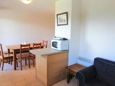 a bathroom with a sink and a shower at Appartement 3 pièces pour 6 personnes avec parking à Morillon 1100 - FR-1-815-56 in Morillon