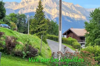 a menu of food on the wall of a restaurant at Charmant studio avec vue sur le Mont Blanc - 22 m² - Cordon in Cordon