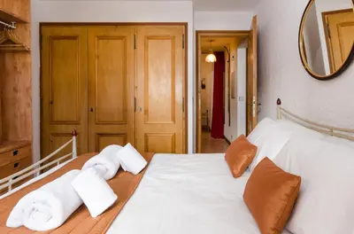 a bathroom with a sink and a shower at Appartement Le Chamois in Megève