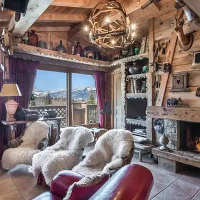 Appartement 3 chambres Megève Sud avec Balcon et Wifi - FR-1-453-28