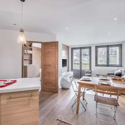 Appartement central 2 chambres avec balcon et Wifi à Megève - FR-1-453-53