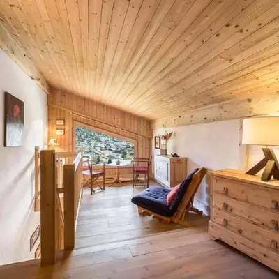 Appartement 1 chambre et mezzanine à Megève avec balcon et animaux admis - FR-1-453-57