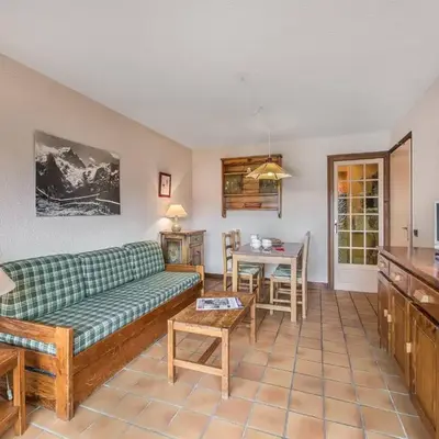 Appartement 1 chambre à Megève - Animaux admis et parking - FR-1-453-98
