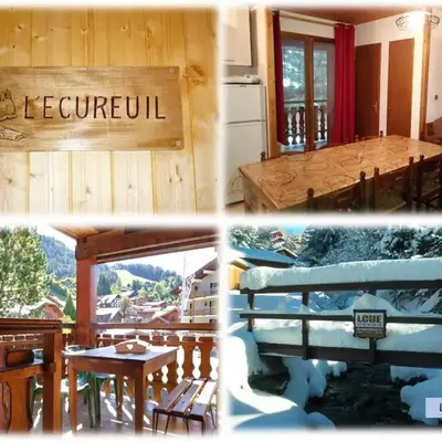Appartement L'Ecureuil 8 pers -Prox pistes et centre village-