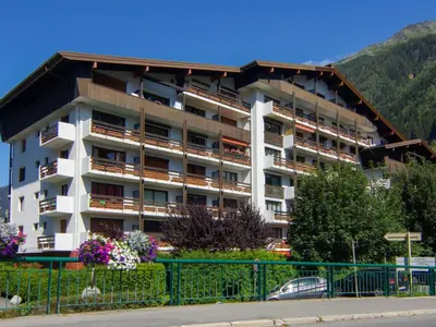 a large apartment building in the mountains at Apartment Les Periades by Interhome in Chamonix-Mont-Blanc