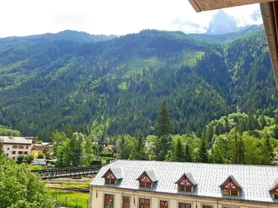 a building with a view of a mountain at Apartment L'Univers by Interhome in Chamonix-Mont-Blanc