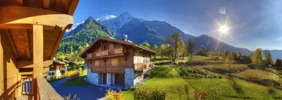 a rendering of a house in the mountains at CHALET CHAM'ROCK in Les Houches
