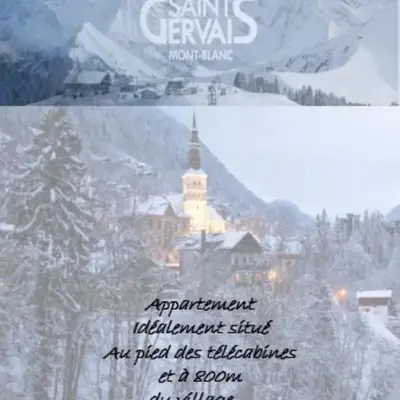 Appartement T2+cabine indépendante au départ des télécabines Saint-Gervais/Bettex/Mont d’Arbois