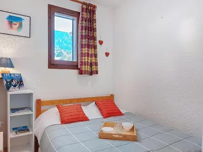 a kitchen with a sink and a microwave at Apartment Les Hauts de Saint Gervais-3 by Interhome in Saint-Gervais-les-Bains