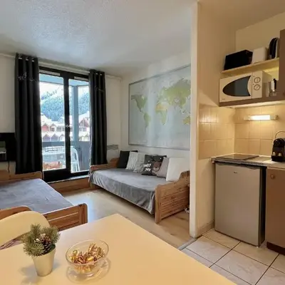 Le Balme Studio WiFi/Parking/Balcony