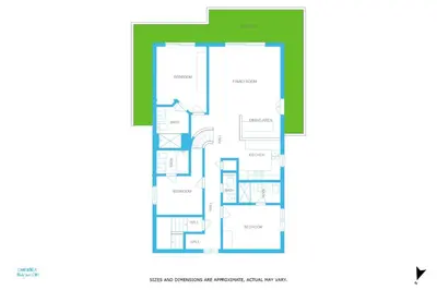 a floor plan of a house at Chalet des Amis appt 2 - Chamonix All Year in Chamonix-Mont-Blanc