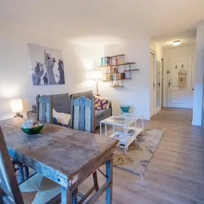 Studio rénové dans le centre piéton de Megève