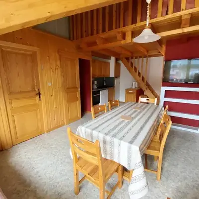 Duplex 4 pièces pour 8 personnes au pied des pistes à Morillon - FR-1-815-76