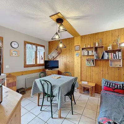 Appartement cosy 2 pièces à 2 pas des remontées mécaniques de Combloux - FR-1-560-20