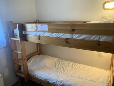 a couple of bunk beds in a room at Résidence Le Grand Panorama - Grand Panorama 111 MAE-5213 in Saint-Gervais-les-Bains
