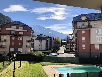 a view from the balcony of a apartment building at Résidence Le Grand Panorama - Grand Panorama 107 MAE-5232 in Saint-Gervais-les-Bains