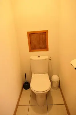 a bathroom with a white toilet in a room at Résidence Le Grand Panorama - Grand Panorama 105 MAE-5237 in Saint-Gervais-les-Bains