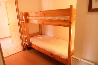 a couple of bunk beds in a room at Résidence Le Grand Panorama - Grand Panorama 409 MAE-5252 in Saint-Gervais-les-Bains