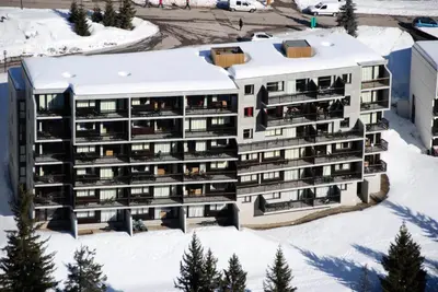 a map of the ski resort at the alps at Résidence Les Pleiades - Appartement confortable avec cabine · Centre station · Balcon · Parking couvert MAE-7366 in Flaine