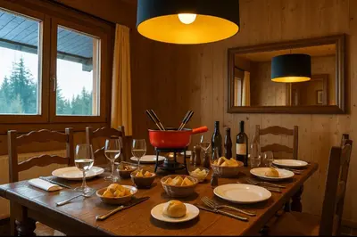a living room with a couch and chairs and a table at Experience Mont Blanc with your family in Chamonix-Mont-Blanc