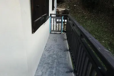 a walkway leading to a door on a porch at Résidence Les Fermes De Saint Gervais - Fermes de Saint Gervais B20 MAE-5220 in Saint-Gervais-les-Bains