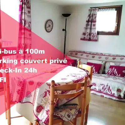 RED APPLE CARROZ Duplex de charme WIFI Parking Balcon TV Ski-Bus