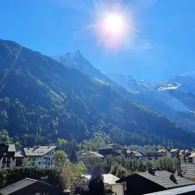 Duplex avec sauna et vue Mont Blanc au centre de Chamonix